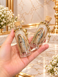 Botella Cristal con Corcho Virgen Guadalupe
