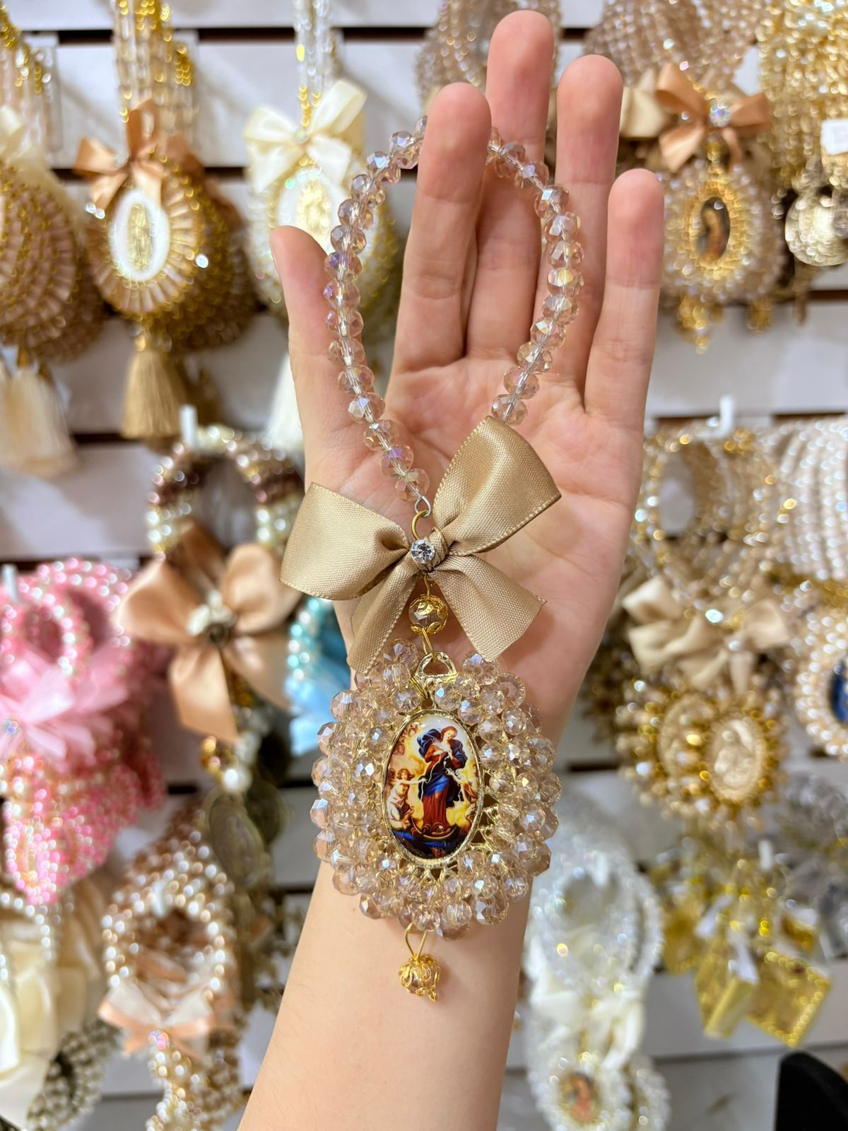 Bendicion Bordada Virgen Desatanudos